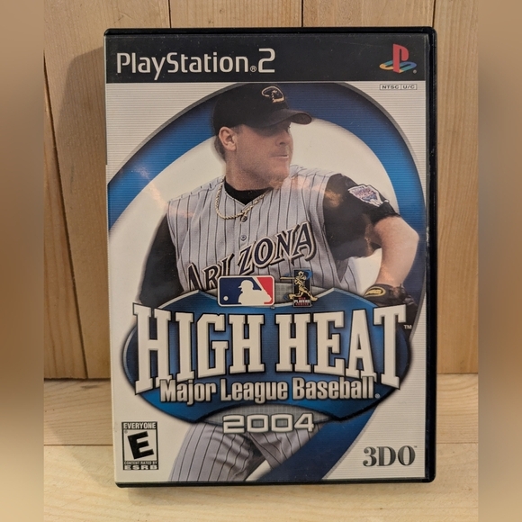 Play Station 2 Game Pre-owHigh Heat Major League Baseball 2004 - Black and White - Picture 1 of 5